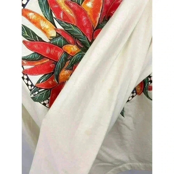 VTG Santa Fe Chiles Long Sleeve T-Shirt Single Stitch 1990’s LARGE - Picture 7 of 13